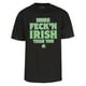 thumbnail image 1 of Camiseta de manga corta Gravity Trading Hombre más Feck'n irlandés que tu Negro Pequeño, 1 of 1