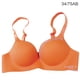 thumbnail image 1 of Sujetador sin costuras para mujer, ropa interior inalámbrica, letras, copa fina, sujetador Hacer subir para niñas, rojo óxido, 34 / 75AB Sweethay AP001148-22B, 1 of 7