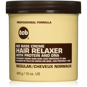 TCB No Base Creme Hair Relaxer, Regular 15 oz (Pack of 2)