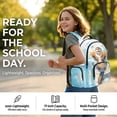 thumbnail image 5 of Uorisanigo Cute Otter Print Kids Backpack Set with Water Bottle Bag and Lunch Box, Breathable Rucksack with Pencil Pouch, Lightweight 17 Inch Bookbag for Middle School and Camping, 5 of 7
