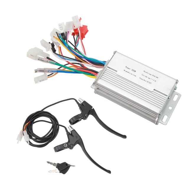 Controlador De Motor Sin Escobillas Para Bicicleta Eléctrica, 36V 48V 250W Controlador De Motor Sin Escobillas Control De Freno Sensible Agarre Del Acelerador De Velocidad Estable