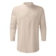 thumbnail image 1 of Camisas De Vestir Para Hombre Hombres casual tops camisa simple cómodo color sólido cuello botón cuello camisa top manga larga top (Khaki, L), 1 of 5