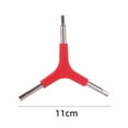thumbnail image 6 of Hyasfey Y-Shaped 3 Way Socket Wrench Steel Triangle Hex Wrench Bike Repair Tool 4/5/6mm Y-Type Internal Hexagon Wrench for Bicycle Cycling Maintenance, 6 of 7