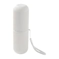 thumbnail image 4 of Estuche portátil para cepillos de dientes, estuche de viaje, moderno y de gran capacidad. blanco, 4 of 9