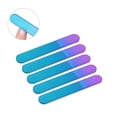 thumbnail image 4 of Lima De Uñas De Manicura, Limas De Uñas De Vidrio De Doble Cara Fácil Limpieza Saludable 5 Piezas Hermosas Con Estuches Para Salón Profesional YLSHRF Manicure Nail File, 4 of 8
