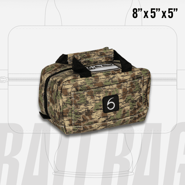 6th Sense Fishing Bait Bag, Compact Soft-Sided Design, Holds 10-15