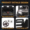 thumbnail image 4 of 12V Powered Ride on Car UTV, Kids Ride on Toys for Toddlers Ages 3-5, Ride on Vehicles with Remote Control, Bluetooth, Music, 4 Wheels Suspension, Electric Cars for Kids Boys Girls, Black, 4 of 13