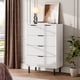 thumbnail image 1 of QinaQin Cómoda ondulada de 5 cajones para recámara, mueble alto de madera con amplio espacio de almacenamiento para dormitorio, sala, pasillo o clóset, 1 of 6