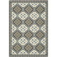 thumbnail image 6 of SAFAVIEH Veranda Medici Southwestern Indoor/Outdoor Area Rug, 5'3" x 7'7", Blue/Chocolate, 6 of 8