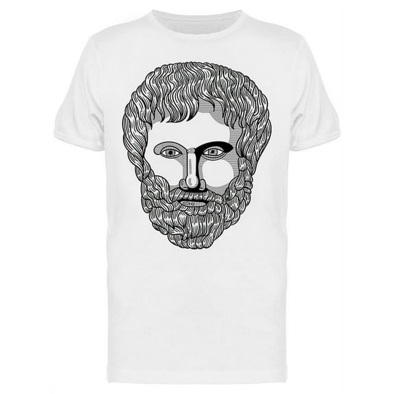Classical Sculpture Aristotle T-Shirt Men -Image by Shutterstock, Male x-Large