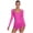 Hot Pink, variant on Hansber Latin Dance Dress for Women Rhinestone Tassels Skirt Fringe Leotards Rumba Samba Salsa Ballroom Dancewear Hot Pink L