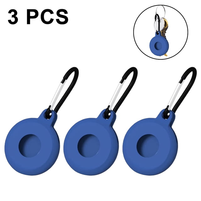 3-Pack Protective Case for AirTag, Soft Silicone Case Cover Tracker Holder