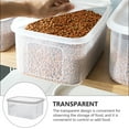 thumbnail image 3 of FONDOTIN White Plastic Pet Food Container with Seal Lid and Transparent Design for Food Storage, 3 of 6
