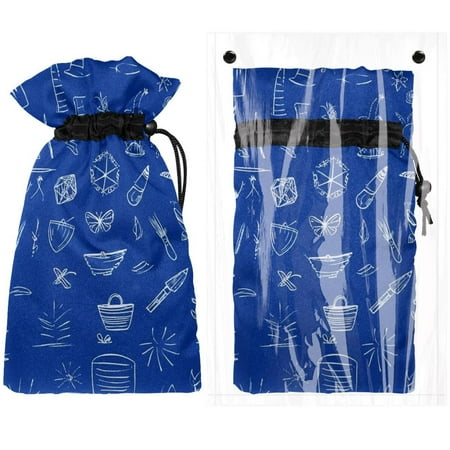 

Josid Food Pattern Reusable Outdoor Faucet Insulation Covers Waterproof and Freeze-Resistant Spigot Protector Bags 2 Pack 11 x 6.9