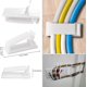 thumbnail image 3 of Kit de gestión de cables, 4 fundas para cables, 3 clips organizadores de cables para escritorio, 10+2 clips organizadores de cables de extensión, 15 clips adhesivos para cables, bridas para cables, 3 of 5