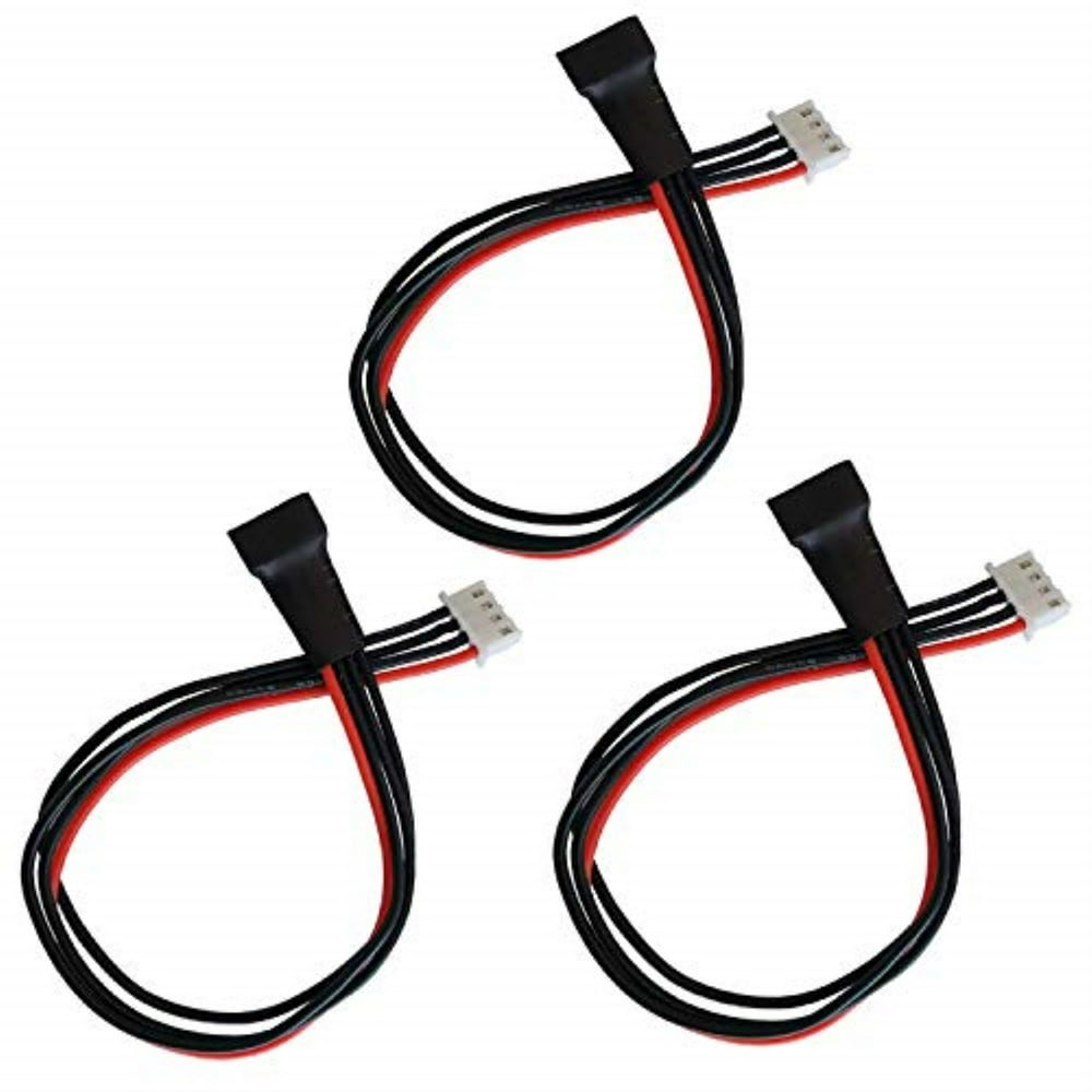 3 pack sharegoo 20cm 22awg jstxh balance charging extension cable