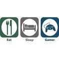 thumbnail image 3 of CafePress - Eat Sleep Gamer Women's Long Sleeve T Shirt - Women's Long Sleeve Graphic Casual T-Shirt, 3 of 4