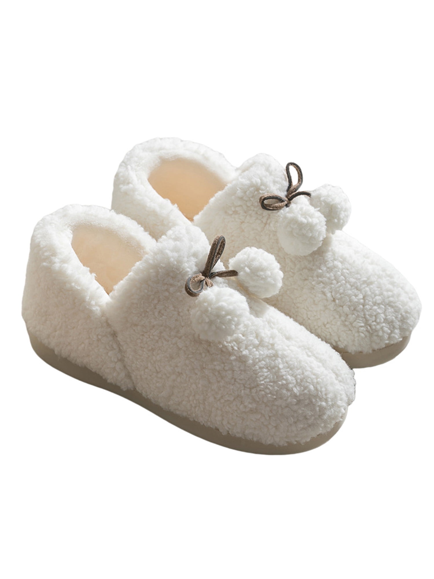 Girls Easy Touch Fastening Slipper Booties Kids Indoor Nursery Shoes Age Size 