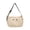 Beige, variant on Women's Large Capacity Nylon Tote Bag, Lightweight Water Resistant Crossbody Shoulder Bag with Adjustable Wide Strap for Work Travel School Daily Use