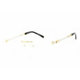 thumbnail image 1 of Charriol PC75088 C03 Men's Shiny Gold/Silver Titanium Eyeglasses, 1 of 2