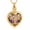 Gold/Purple, variant on Personalize Crystal Heart Necklace Urns Cremation Jewelry for Ashes Holder Tree of Life Pendant Memorial Jewelry