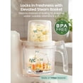 thumbnail image 3 of Grownsy Baby Food Maker with Dual-Layer Steam Basket | Baby Food Processor for Starting Solids & Babies 6+ Months | Steamer Blender & Puree Machine for Healthy Homemade Baby Food, BPA-Free,Cream, 3 of 8