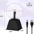 thumbnail image 4 of Refurbished Jinsinto 6 Inch Plasma Ball USB Lamp, Touch and Sound Activated, Magic Lighting, Butterfly Design, 4 of 4