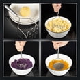 thumbnail image 6 of 2 Pcs Potato Masher for Potatoes, Heavy Duty Stainless Steel Integrated Kitchen Tool, 6 of 8