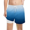 thumbnail image 4 of Boys Swim Trunks with Compression Liner Comfortable Anti-Chafe Swimming Shorts Stretchy UPF Quick Dry, 4 of 4