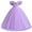 Purple, variant on Flower Girls Sequin Lace-up Bow Dress for Kid Wedding Bridesmaid Pageant Party Formal Long Gown Communion Tulle Dresses 13-14 Years Purple