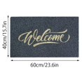 thumbnail image 2 of Oubit Welcome Doormat Polyester Fiber Welcome Mat Outdoor Rug Non Slip Entryway Indoor Outdoors Mats, 2 of 9