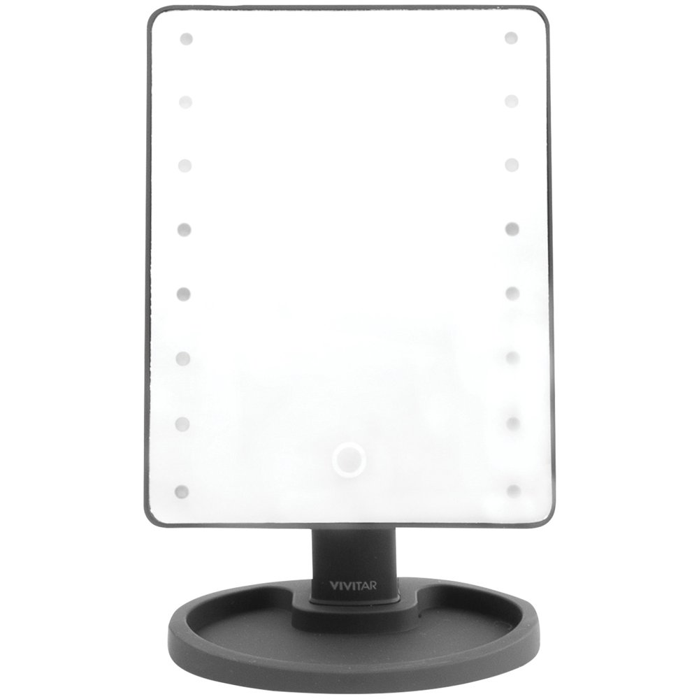 Vivitar MR1100B 16LED Lighted Vanity Mirror (Black)