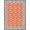 Yellow Coral, Pattern 14, variant on Design&I 8'x10' Washable Area Rug Extra Large Skid-Resistant Low Profile Pop Art Mod Fruit Print With Vintage Polka Dot Accents Banana Flowing Dynamic for Living Room, Family