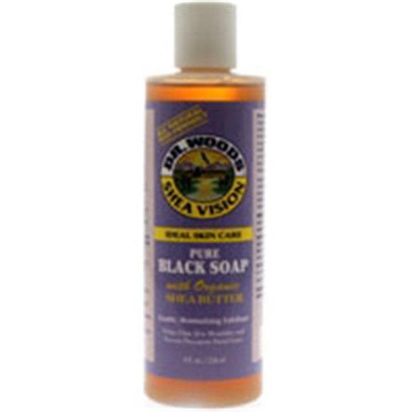 Dr. Woods Shea Vision Pure Black Soap with Organic Shea Butter - 8 fl oz