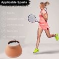 thumbnail image 4 of Visera deportiva para mujer, sombrero de copa vacío, cola de caballo ajustable, gorra de béisbol con visera de tenis y golf, 4 of 5
