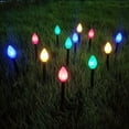 thumbnail image 5 of Outdoor Christmas Lights, XGFHYJEH C9 LED Solar Christmas Lights near Me, IP65 Waterproof XMAS Decorations, Solar Outdoor Christmas Lights for House, XMAS Yard Stakes Lights, 5 of 7