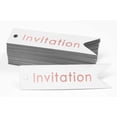 thumbnail image 2 of Inkdotpot Real Rose Gold Foil Invitation Party Tags Favor Hang Paper Tags 100 Pieces, 2 of 6