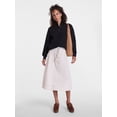 thumbnail image 3 of Scenario Women's and Women's Plus Waffle Knit Button Top with Long Sleeves, Sizes XS-4X, 3 of 6