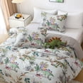 thumbnail image 4 of 3-Piece Queen Size Dinosaur Duvet Cover Sets, 100% Microfiber Hidden Zipper Kids Duvet Cover& 2 Pillowcases, 4 of 4