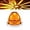 Amber, variant on 1PC Universal Watermelon Lights for Semi Truck, Watermelon Led Lights 12-24V Side Maker Light for Truck Trailer, LED Water Melon Light Indicator (Blue)