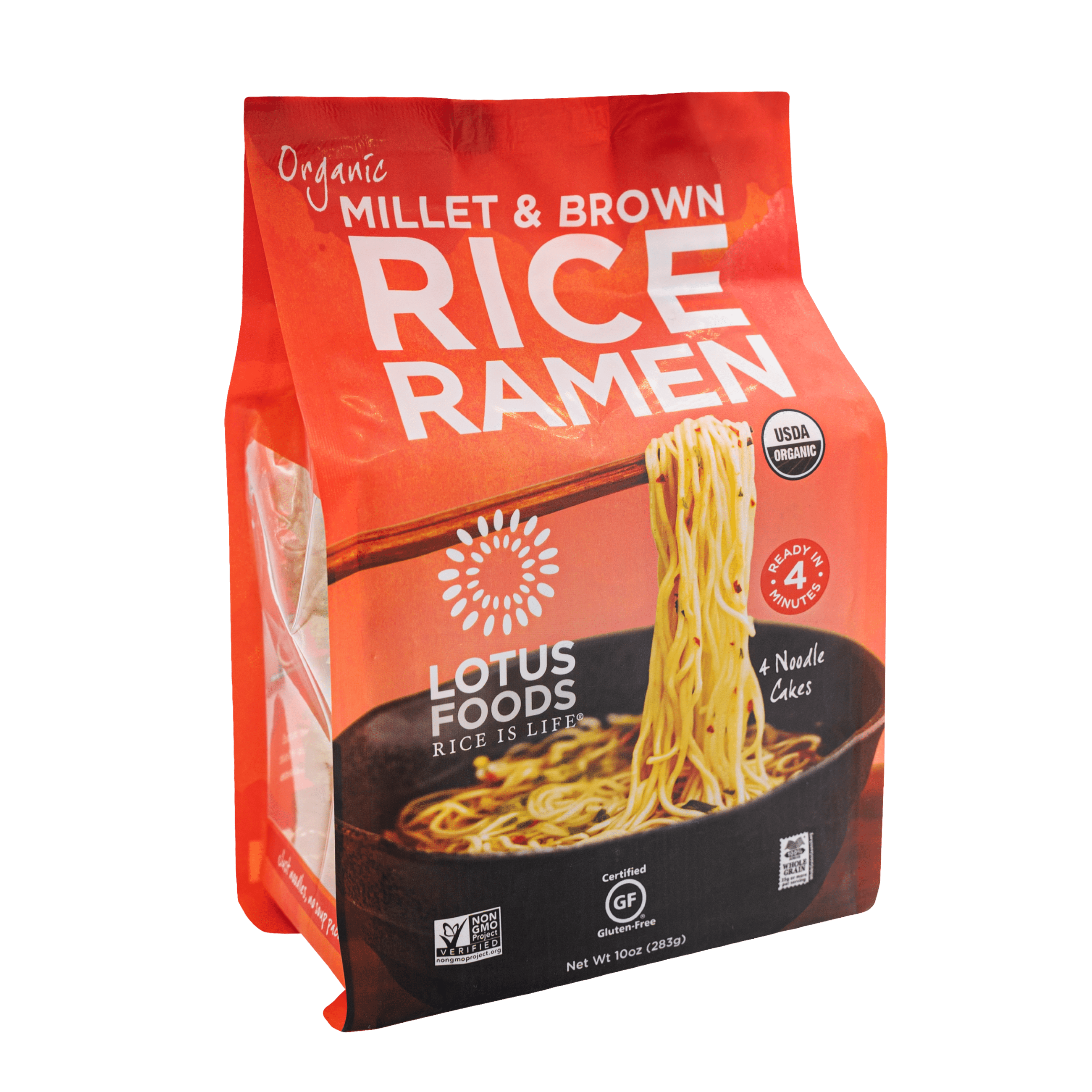 Lotus Foods Organic Millet & Brown Rice Ramen, 10 OZ