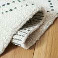 thumbnail image 6 of SAFAVIEH Casablanca Idella Diamond Area Rug, Ivory/Green, 5' x 8', 6 of 7