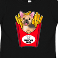 thumbnail image 4 of Inktastic Cute Frenchie in French Fries Boys or Girls Toddler T-Shirt, 4 of 5