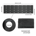 thumbnail image 2 of Weed Barrier Landscape Fabric with 3 Inch Planting Holes,Weed Barrier Fabric 3.3 Ft X 11.8 Ft Weed Block Gardening Mat, 2 of 5