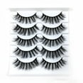thumbnail image 1 of False Eyelashes Lashes Pack 10 Pairs 8D Dramatic Eyelashes Wispy Eye Style Volume Eye Lashes Multipack Human Eyelashes Natural Long False Eyelashes Natural Lashes Natural Look Thin Band D Curl, 1 of 3