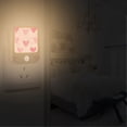 thumbnail image 2 of Yayeee LED Night Lights with Motion Detectors Auto Dusk to Dawn Light Sensors, 2 Pack, Geometric Love, 2 of 7