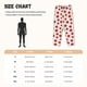 thumbnail image 3 of Fotbe Abstract Red Polka Dot Pantalones de Pijama para Mujer, Pantalones de Dormir, Pantalones Pj con Cordón y Bolsillos-Medium, 3 of 6