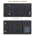 thumbnail image 6 of 2 in 1 Detachable Back Cover Compatible with iPhone 14 Case 2022, iPhone 14 Wallet Case with Card Holder Leather Pocket Slim Phone Cases 6.1'', 6 of 10
