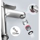 thumbnail image 3 of Grifo mezclador de agua fría y caliente para baño, 112 mm LENIS-C, grifo de lavabo cromado de estilo clásico moderno, 3 of 5