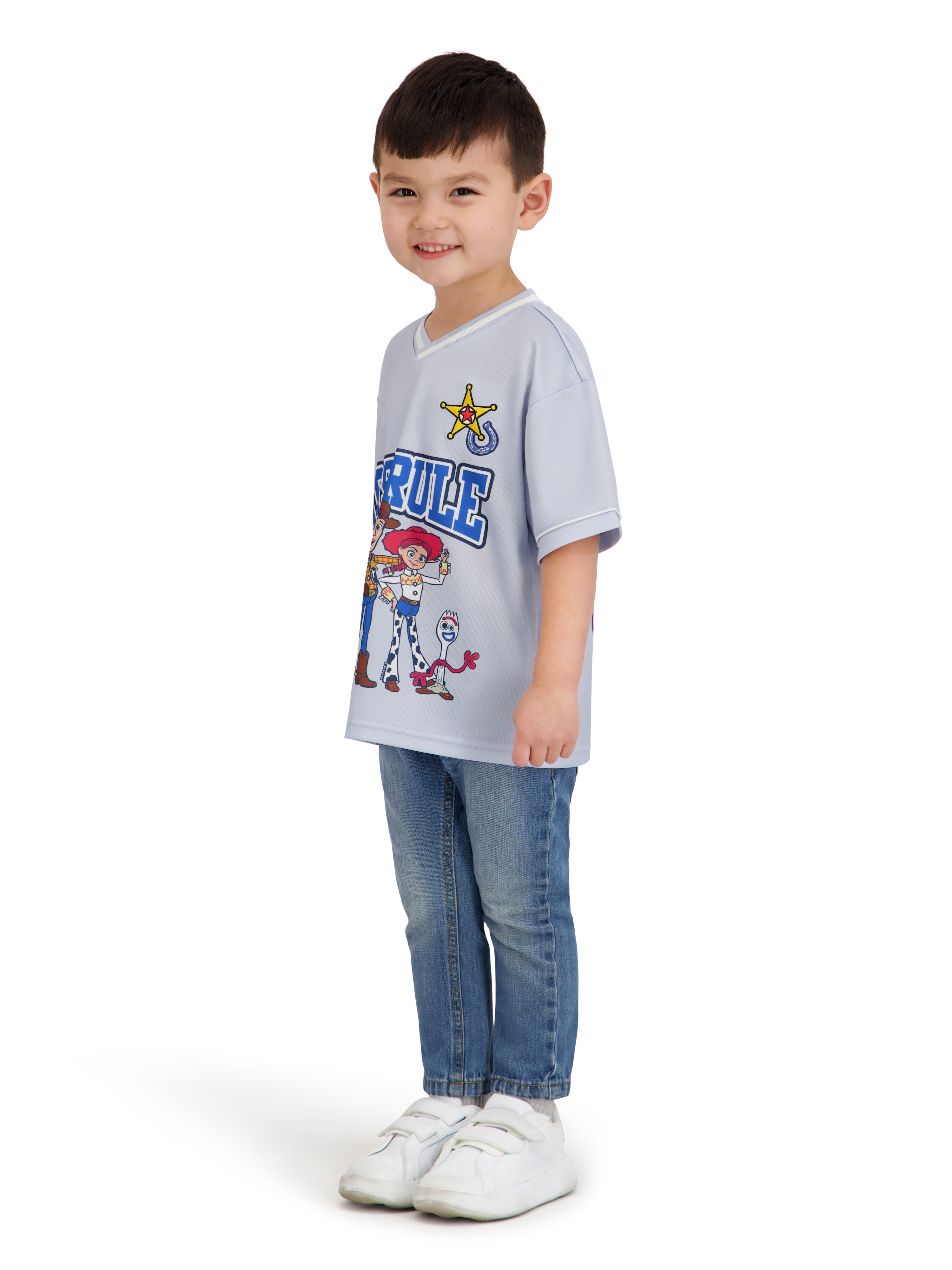 Toy Story Toddler Boy Short Sleeve Jersey, Sizes 12 Months-5T